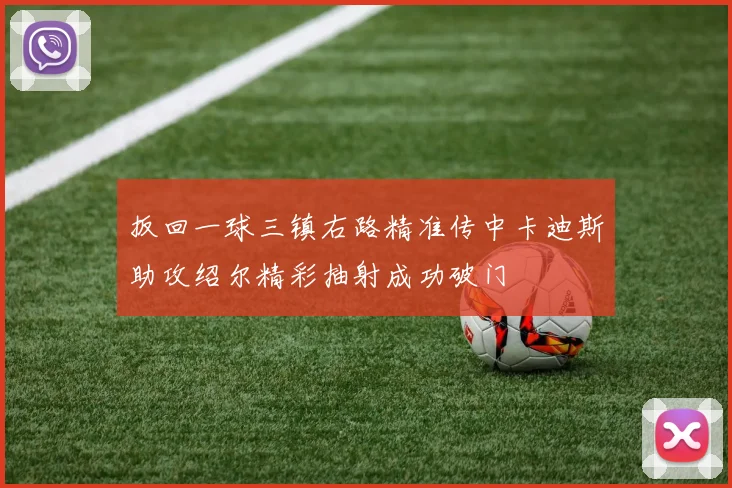 扳回一球三镇右路精准传中卡迪斯助攻绍尔精彩抽射成功破门